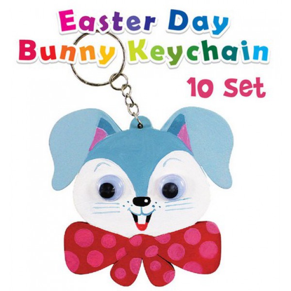 Easter Bunny Keychain Pack of 10